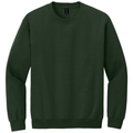 Forest Green front - Gildan Heavy Blend Crewneck Sweatshirt