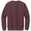 Heather Dark Maroon back - Gildan Heavy Blend Crewneck Sweatshirt