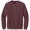 Heather Dark Maroon front - Gildan Heavy Blend Crewneck Sweatshirt