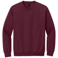 Maroon front - Gildan Heavy Blend Crewneck Sweatshirt