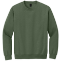 Military Green front - Gildan Heavy Blend Crewneck Sweatshirt
