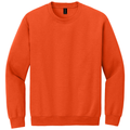 Orange front - Gildan Heavy Blend Crewneck Sweatshirt