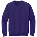 Purple front - Gildan Heavy Blend Crewneck Sweatshirt
