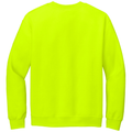 Safety Green back - Gildan Heavy Blend Crewneck Sweatshirt
