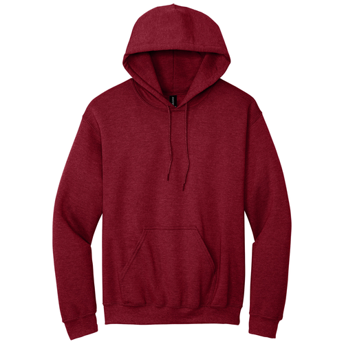 Antique Cherry Red front - Gildan Heavy Blend Hooded Sweatshirt