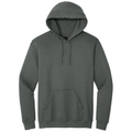 Charcoal front - Gildan Heavy Blend Hooded Sweatshirt