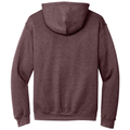 Heather Dark Maroon back - Gildan Heavy Blend Hooded Sweatshirt