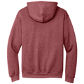 Heather Scarlet Red back - Gildan Heavy Blend Hooded Sweatshirt
