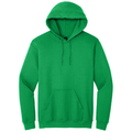 Irish Green front - Gildan Heavy Blend Hooded Sweatshirt