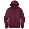 Maroon front - Gildan Heavy Blend Hooded Sweatshirt