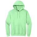 Mint Green front - Gildan Heavy Blend Hooded Sweatshirt