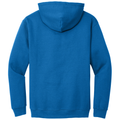 Neon Blue back - Gildan Heavy Blend Hooded Sweatshirt