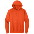 Orange front - Gildan Heavy Blend Hooded Sweatshirt