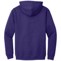 Purple back - Gildan Heavy Blend Hooded Sweatshirt