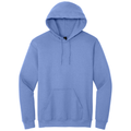 Violet front - Gildan Heavy Blend Hooded Sweatshirt