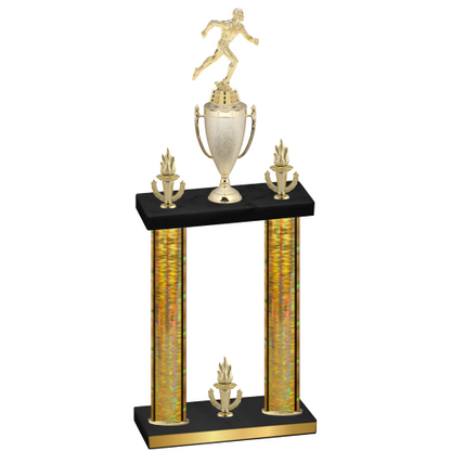 Double Gold Glacier Victory Running Trophy