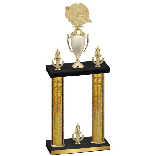 Double Gold Glacier Victory Running Trophy