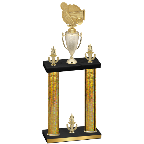 Double Gold Glacier Victory Tennis Trophy
