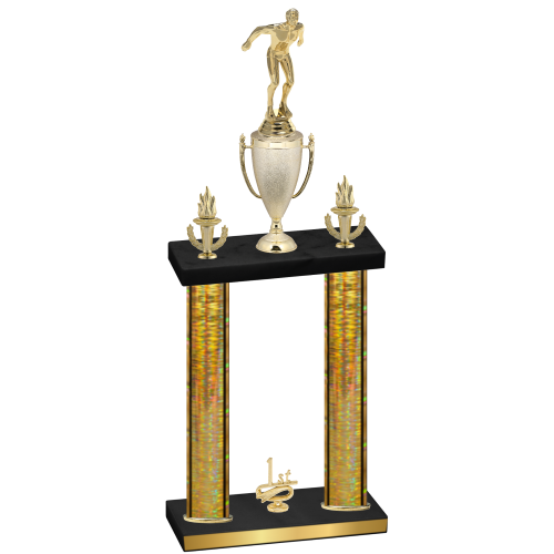 Double Gold Glacier First Place Swimming Trophy