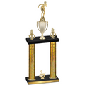 Double Gold Glacier Second Place Tennis Trophy