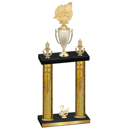 Double Gold Glacier Second Place Swimming Trophy