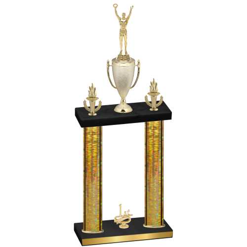 Double Gold Glacier First Place Victory Trophy