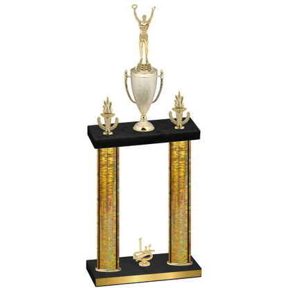 Double Gold Glacier First Place Victory Trophy