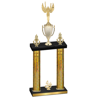 Double Gold Glacier Fourth Place Victory Trophy
