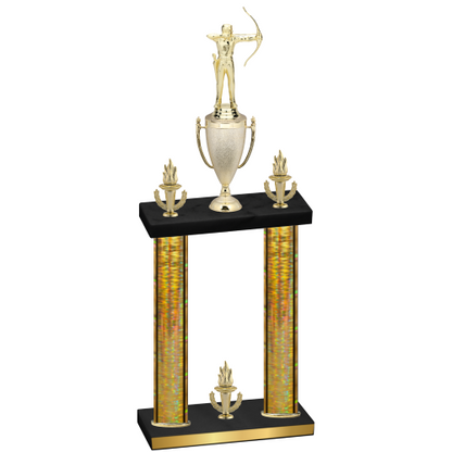 Double Gold Glacier Victory Archery Trophy