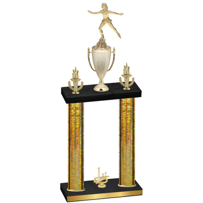Double Gold Glacier First Place Skater Trophy