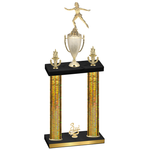 Double Gold Glacier Third Place Skater Trophy