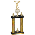 Double Gold Glacier Victory Weights Trophy