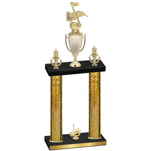 Double Gold Glacier First Place Music Trophy
