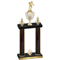 Double Black Glacier Fourth Place Rugby Trophy