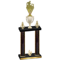 Double Black Glacier Fourth Place Rugby Trophy