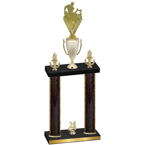 Double Black Glacier Year Rugby Trophy