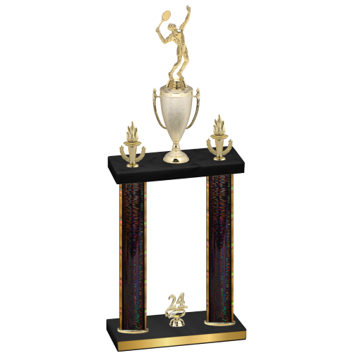 Double Black Glacier Year Tennis Trophy