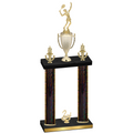 Double Black Glacier Second Place Tennis Trophy
