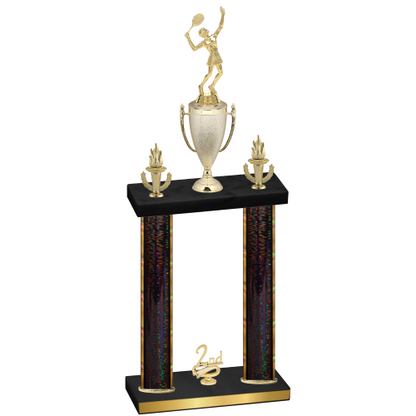 Double Black Glacier Second Place Tennis Trophy