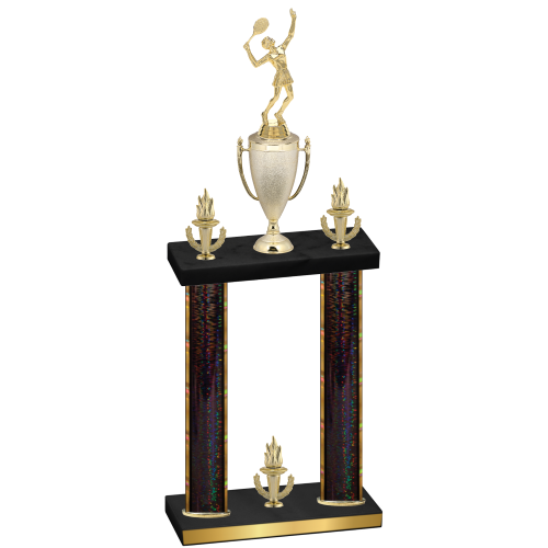 Double Black Glacier Victory Tennis Trophy