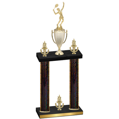 Double Black Glacier Victory Tennis Trophy