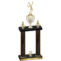 Double Black Glacier Year Tennis Trophy