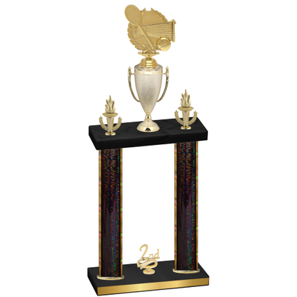 Double Black Glacier Second Place Tennis Trophy