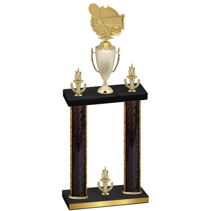 Double Black Glacier Victory Tennis Trophy