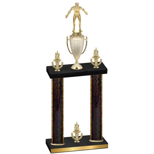 Double Black Glacier Victory Wrestling Trophy