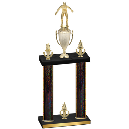 Double Black Glacier Victory Wrestling Trophy