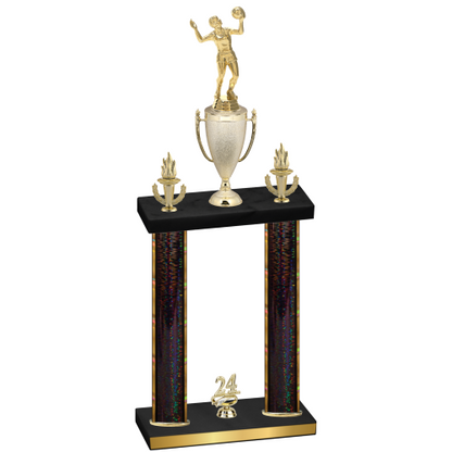 Double Black Glacier Year Volleyball Trophy