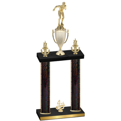 Double Black Glacier Fourth Place Swimming Trophy