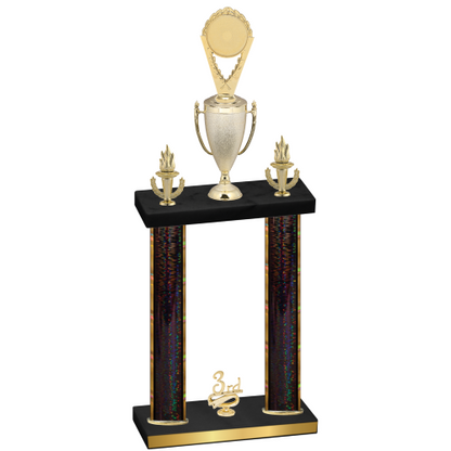 Double Black Glacier Third Place Insert Trophy