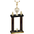 Double Black Glacier Year Cheerleading Trophy